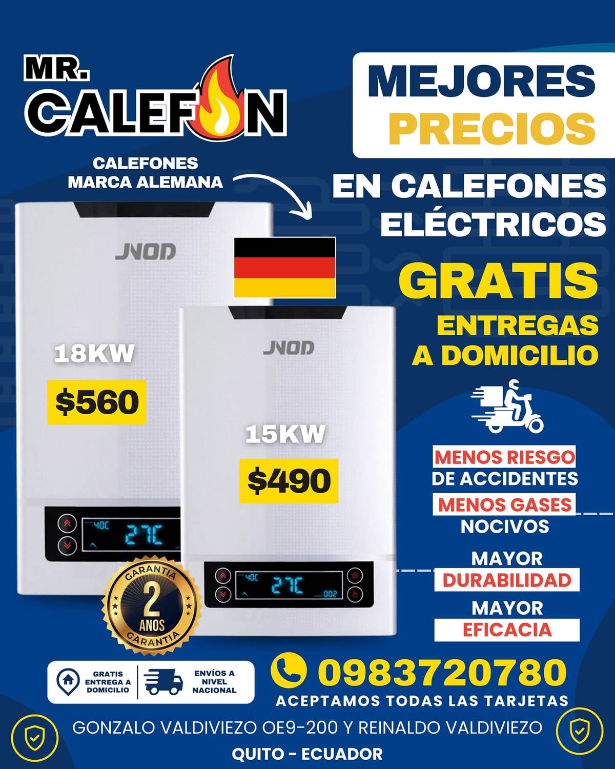 Calefones Eléctricos